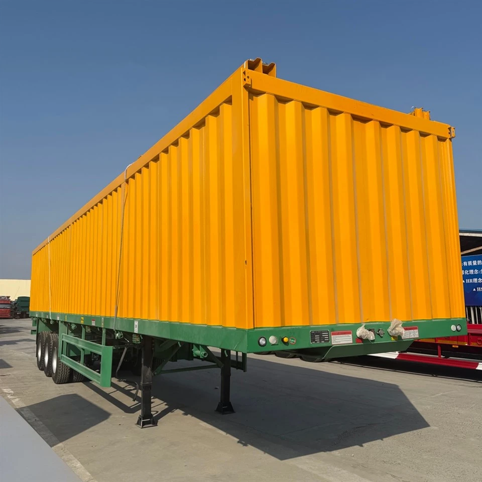 Box Type Dump Semi Trailer